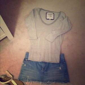 Adorable Abercrombie 3/4 sleeve shirt