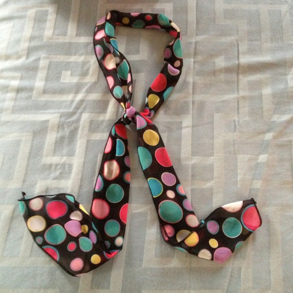 Polka dot colorful hair scarf🙆 - Picture 1 of 2