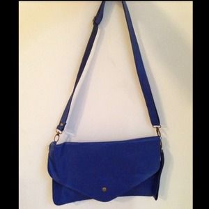 Blue Envelope Clutch / Crossbody