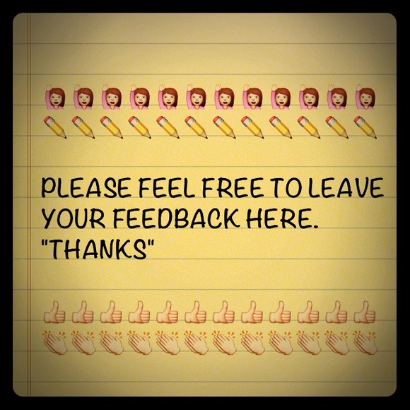 🙋📢FEEDBACK👍👍👏👏👏👏👏