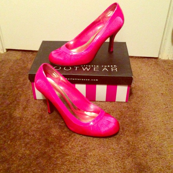 ⛔Reserved⛔Hot pink Charlotte Russe heals