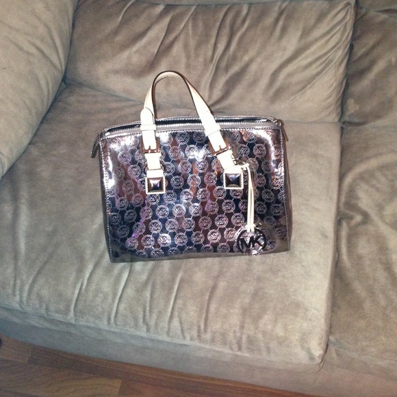 Sold on ebay!Michael Kors Grayson metalic