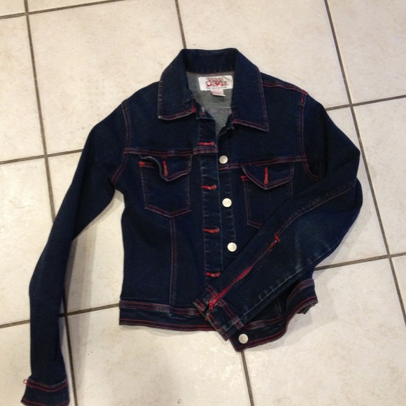 Pure Diva Collection dark blue jean jacket