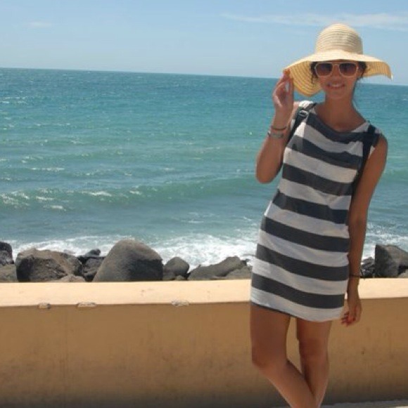 Striped H&M Beach Mini Dress - Picture 3 of 4