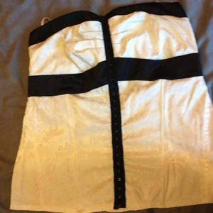Beautiful Black and White Corset