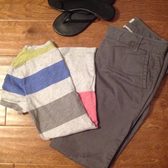 🚫🚫SOLD🚫🚫LOFT Gray Chino Pants