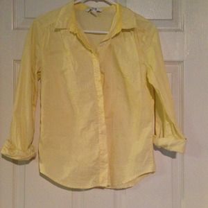 Summer yellow button up