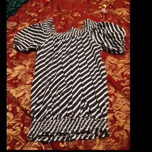 Nautical boat neck shirt