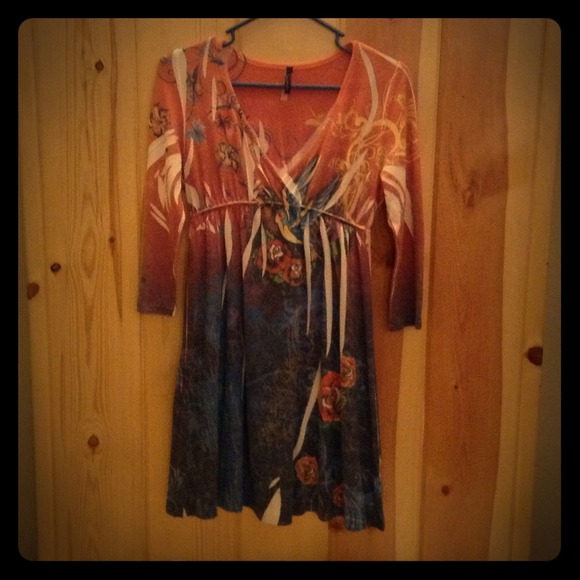 Tattoo Dress And White Fall Vest Bundle