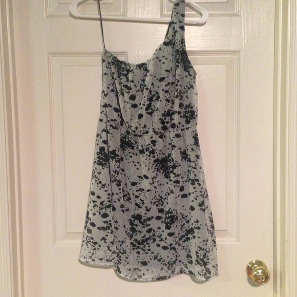 Black and grey dress