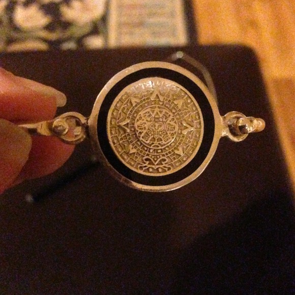 925 Mayan Bangle Bracelet