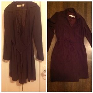 Ann Taylor brown wrap dress