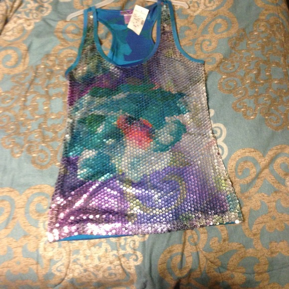 Body Central sequin shirt - Picture 1 of 3