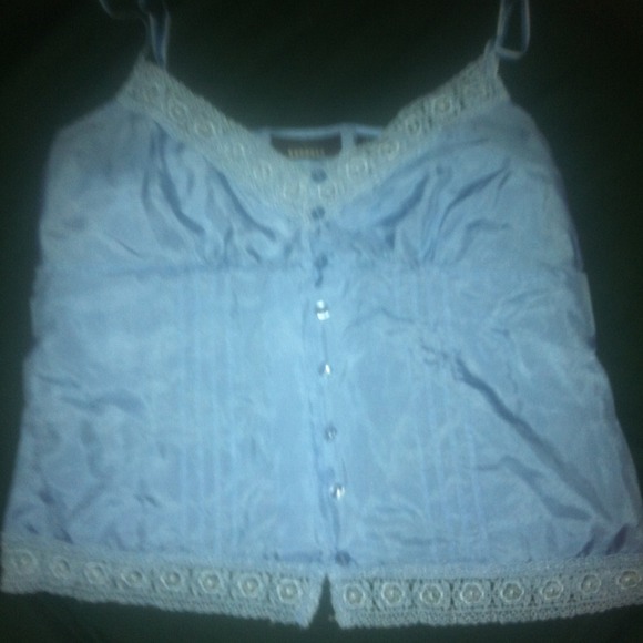 Silk baby blue express top - Picture 2 of 3