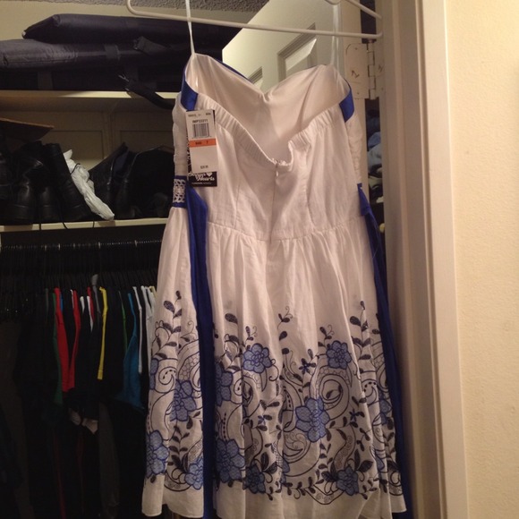 Strapless summer dress Size 7