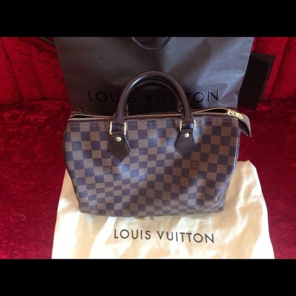 💢Sold💢Authentic Louis Vuitton Damierspeedy 30