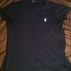 📍RESERVED📍Black polo tshirt