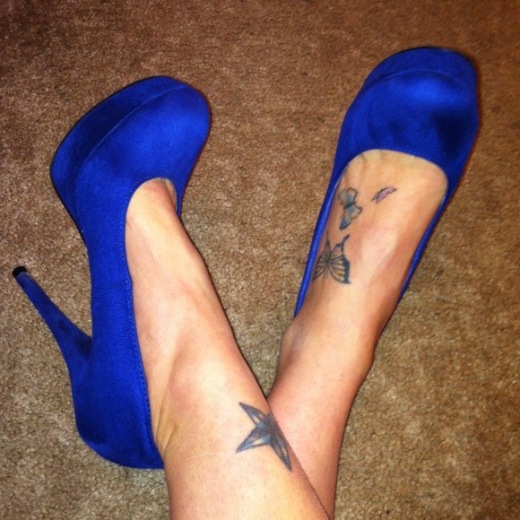 Cobalt blue suede 4in heel 💥Beautiful💥