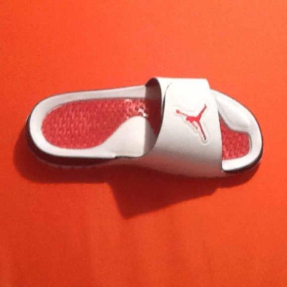 *2013 Jordan Red & White Slides* - Picture 2 of 2