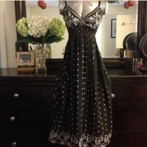 Bundle. Black dress and gold cuff bracelet