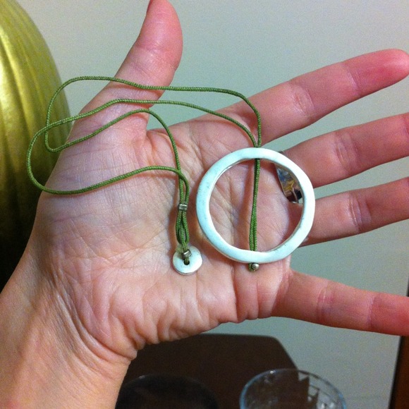 Simple Matte silver necklace