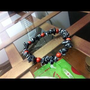 Red Snowflake Bracelet