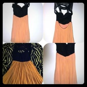 Pink & Black Foreign Exchange Dress