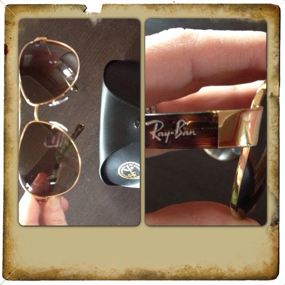*SOLD* Unisex Brown Ray Ban Sunglasses