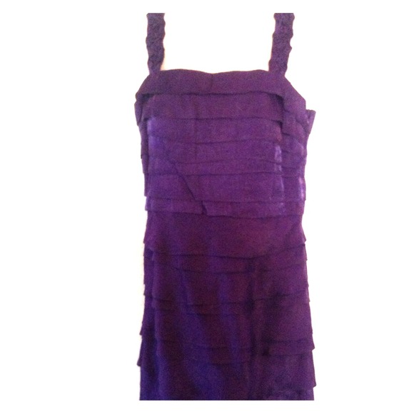 Purple party dress