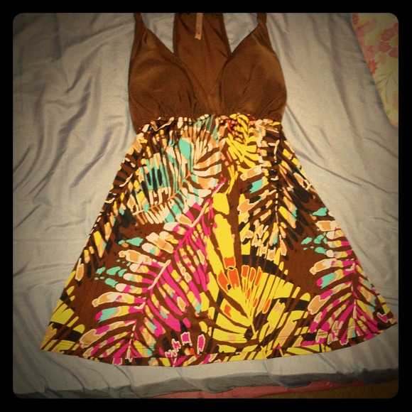 REDUCED Colorful printed flowy tank top