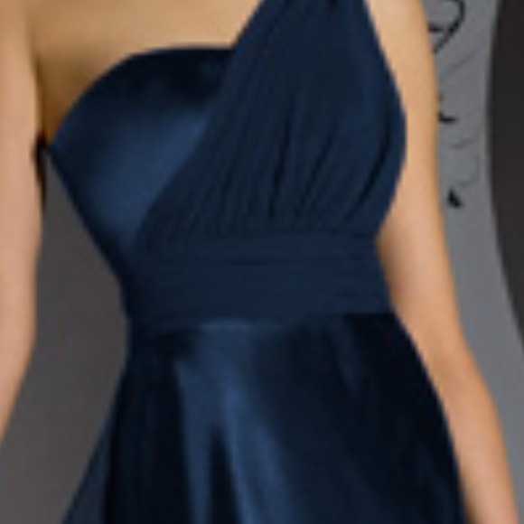 Gorgeous brand new BARI JAY midnight blue gown. - Picture 4 of 4
