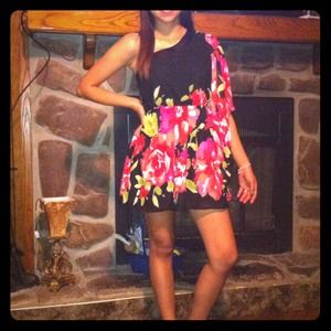 Floral Short Dress