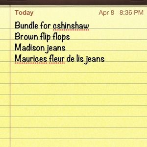 Bundle reserve for Cshinshaw!!