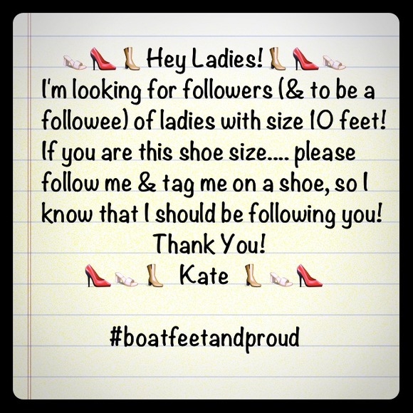 Size 10 Feet!! 💖💚💖