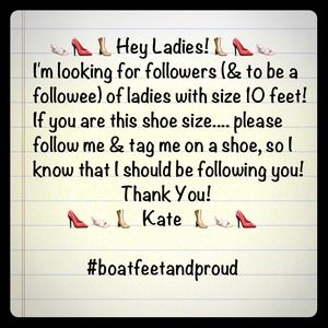 Size 10 Feet!! 💖💚💖