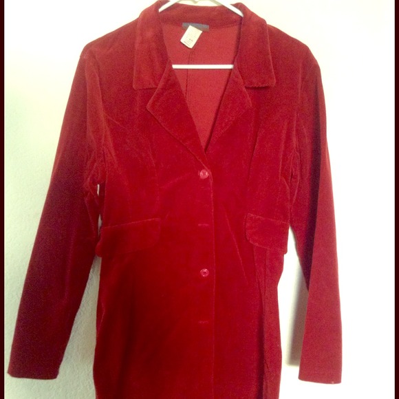 Red long coat/jacket