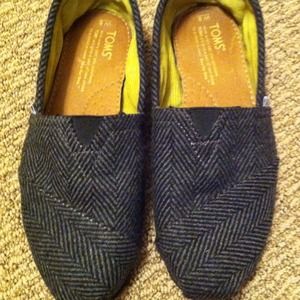 TOMS Grey Herringbone