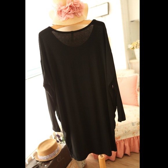 ⭕️SOLD OUT Oversize batt sleeve tshirt - Picture 3 of 3