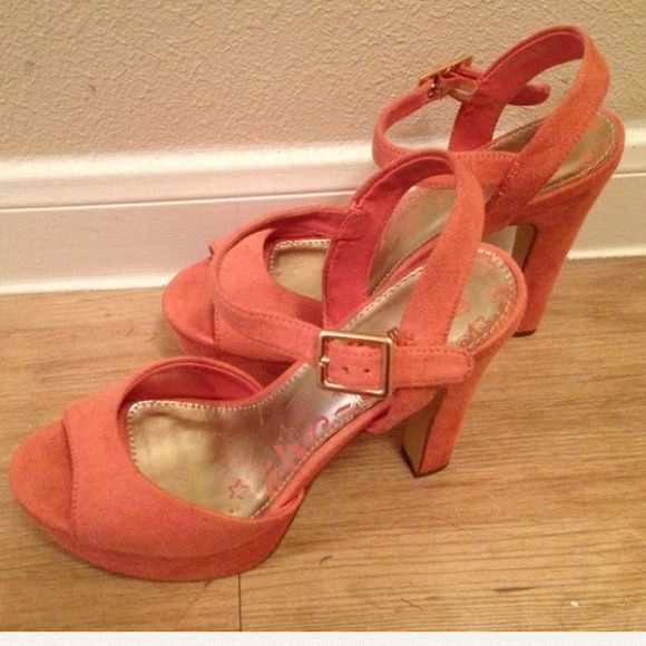 Orange shoes for Bri