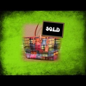 *****SOLD***Multicolor Beach bag Dooney and Bourke