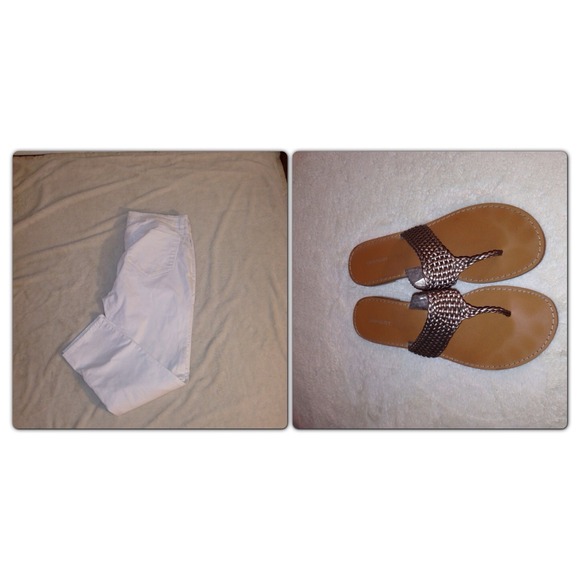 Bundle $45 NYDJ and Sandals