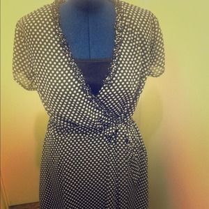 Sz 20w Polka Dot Dress