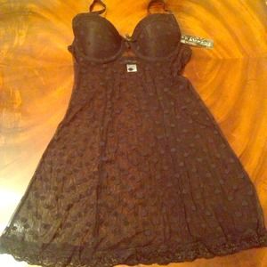 SOLD❗RAMPAGE dotted babydoll Lingerie 💋