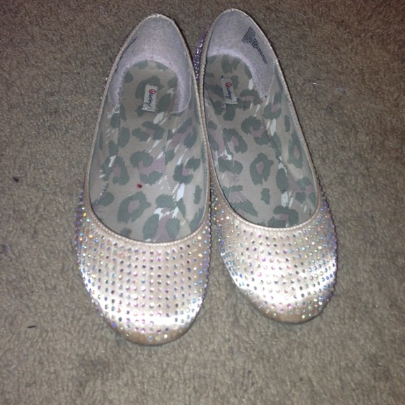 Sparkly flats
