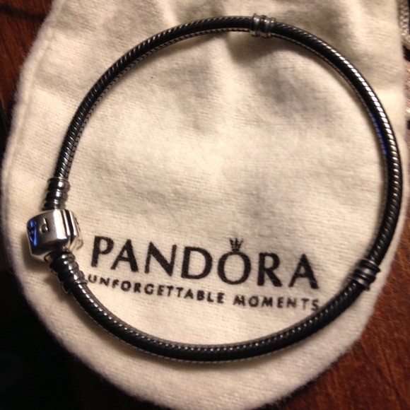 Authentic Oxidized Silver Pandora Bracelet