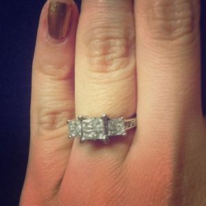 *SOLD*White gold ring