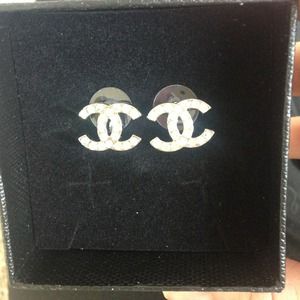 Chanel Rhinestone earrings