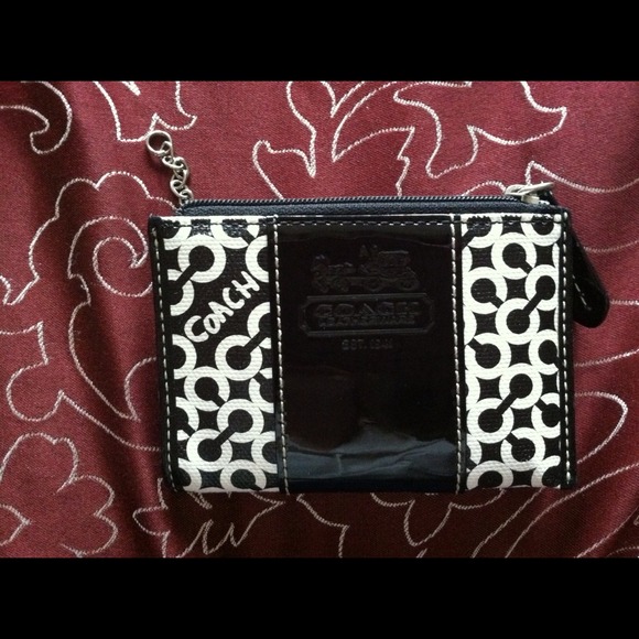SOLD!!! Authentic coach card holder.