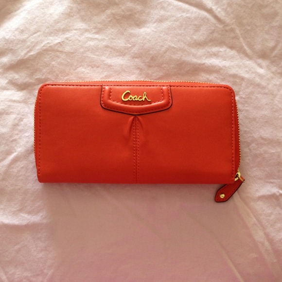 Coach zipper wallet