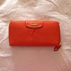 Coach zipper wallet